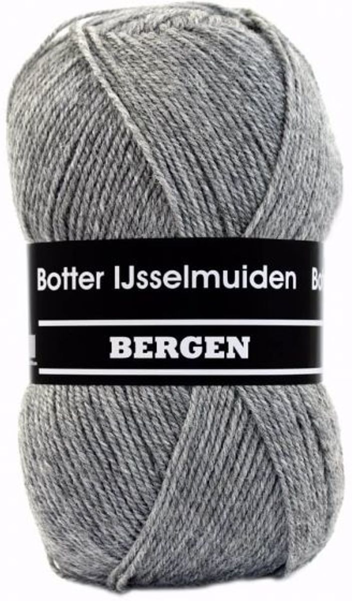 Botter Bergen kleur 005 Grijs (sokkenwol) pak 10 stuks