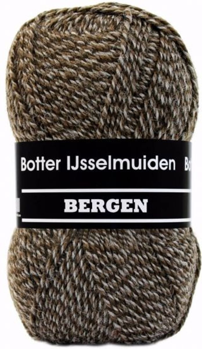 Botter Bergen kleur 103 Bruin, Zwart, Beige (sokkenwol) pak 10 stuks