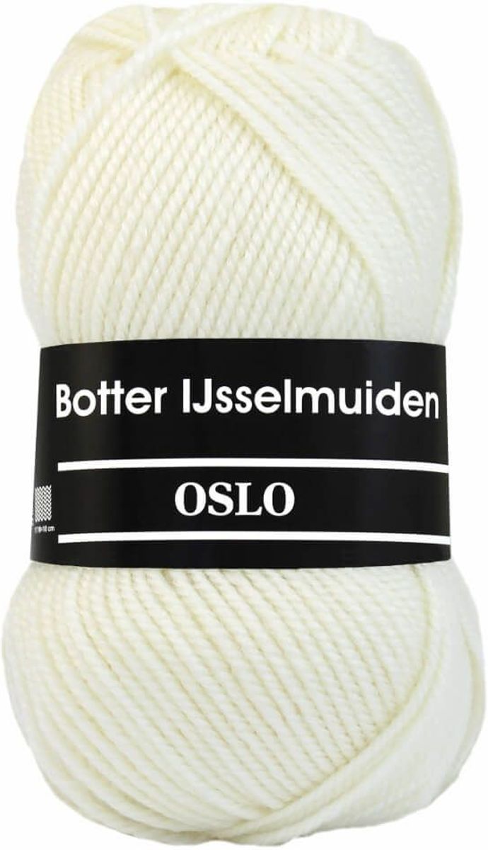 Oslo ecru 04 - Botter IJsselmuiden PAK MET 5 BOLLEN a 100 GRAM. PARTIJ 44635.