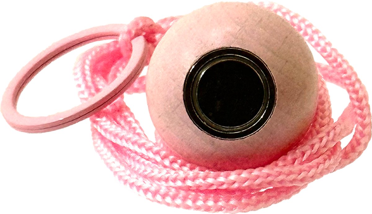   – Jeu de Boules - Magneet - Krachtige Magnetische bouleopraper rosa in de vorm van but met koord – 4 kg