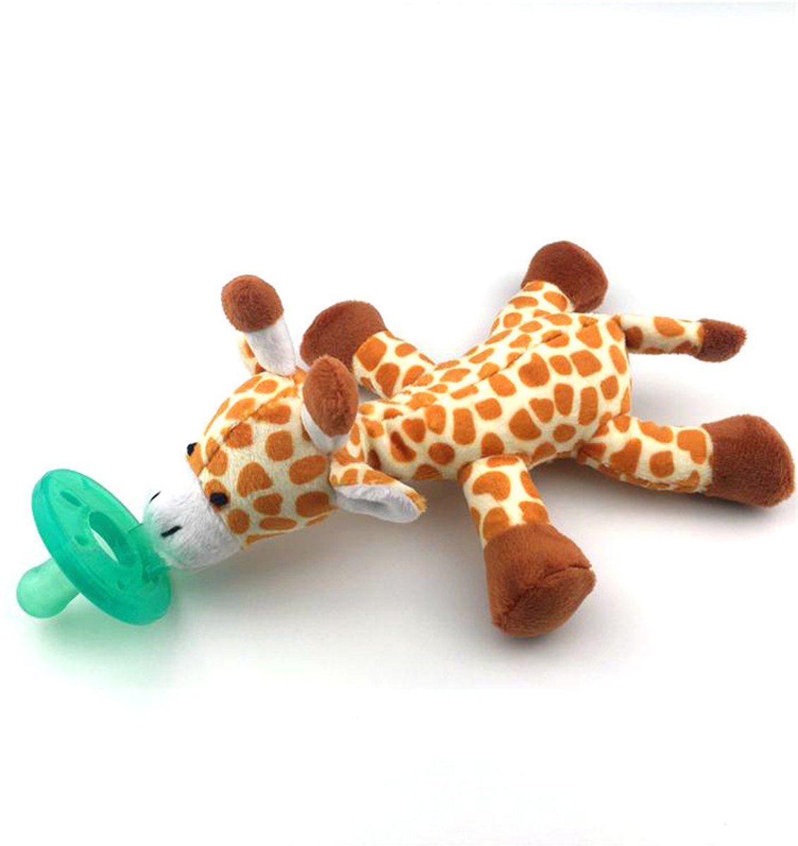 Wubbanub Giraffe - Speenknuffel - De knuffelspeen is BPA vrij - ASTM getest en gecertificeerd!