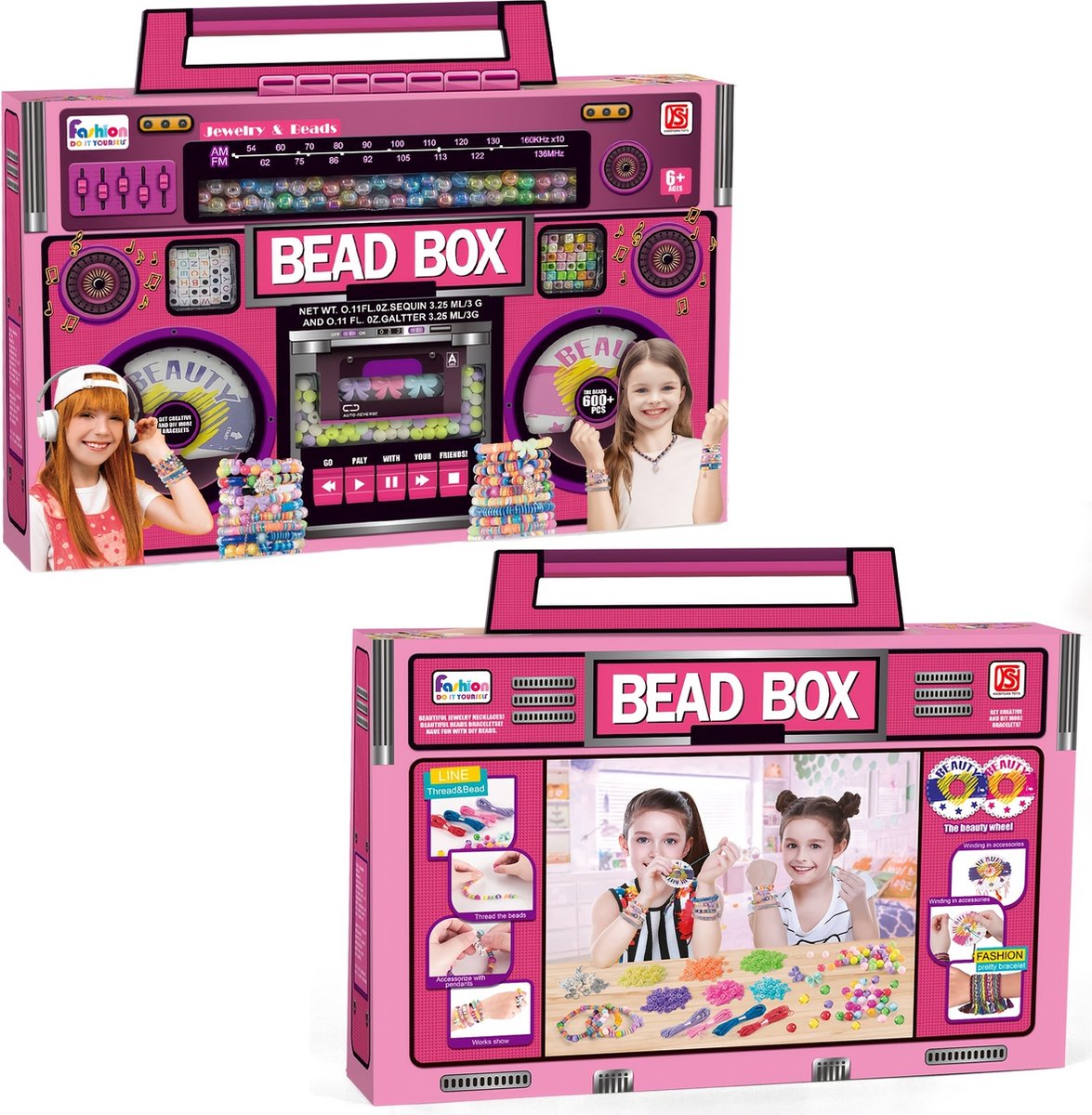 Sieraden kralen set - DIY arts en ambachten speelgoed -Bead Box