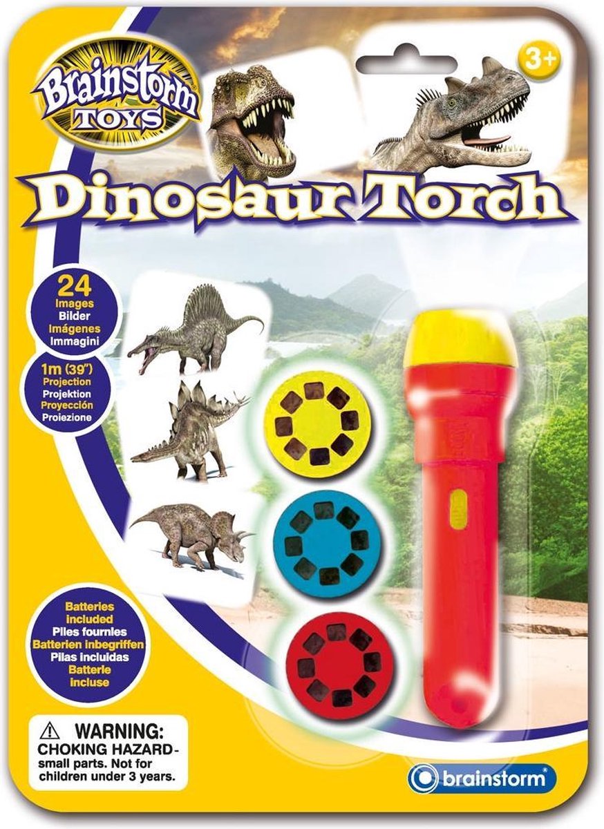 Brainstorm Toys Zaklampprojector Dinosaurus Junior 11,5 X 3 Cm