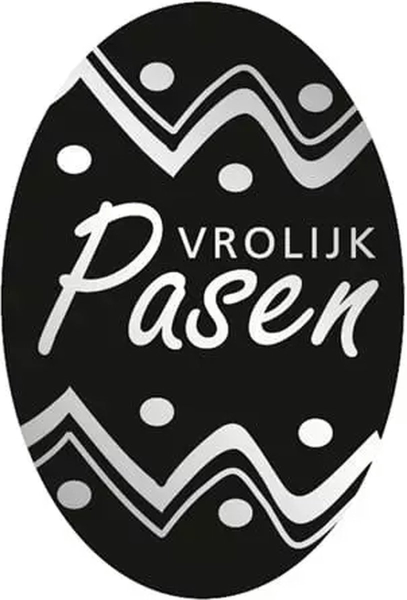 Etiket Vrolijk Pasen 500 stuks