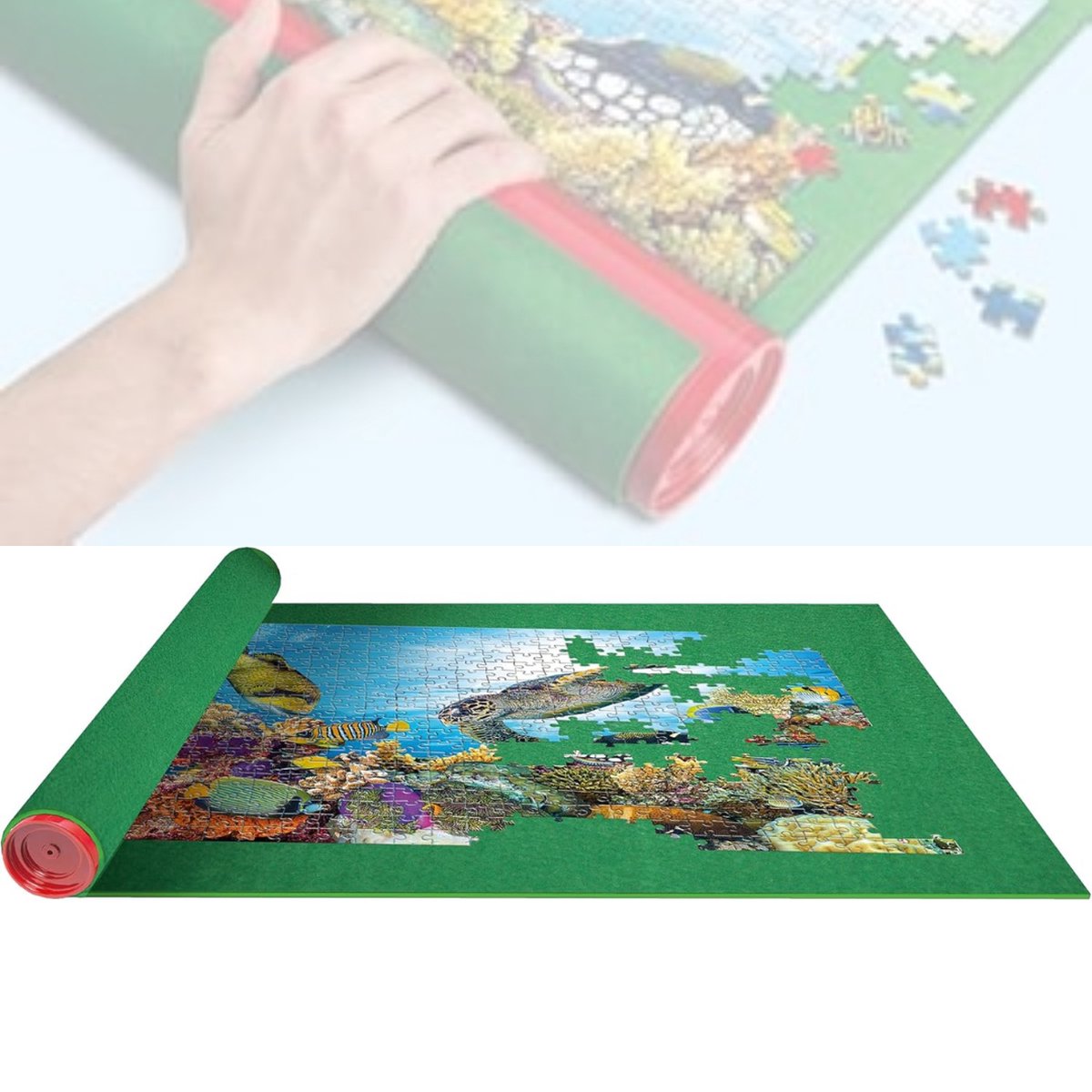   voor 2000stukjes - Puzzelmap met Accessoires - Puzzelbord -  ten -   Volwassen en Kinderen - Geschikt voor legpuzzel 2000 Stuks