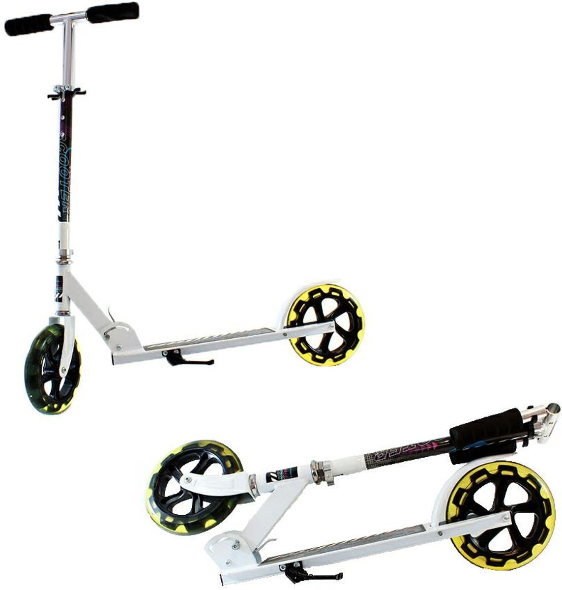 ALU. WHITE SPORTS SCOOTER