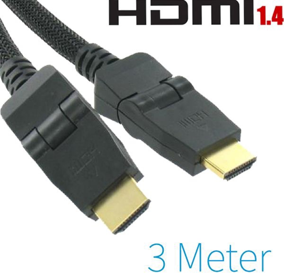 Brauch - HDMI kabel 90 graden - 3 Meter