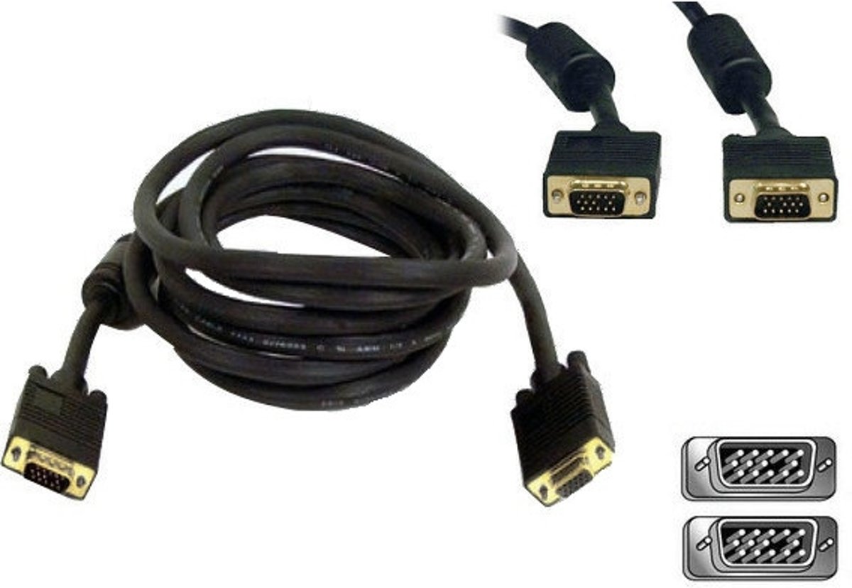 KABEL VOOR MONITOR VGA SVGA HD 10M