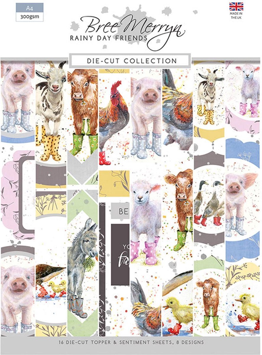 Bree Merryn Art - Die-cut collection Rainy day friends