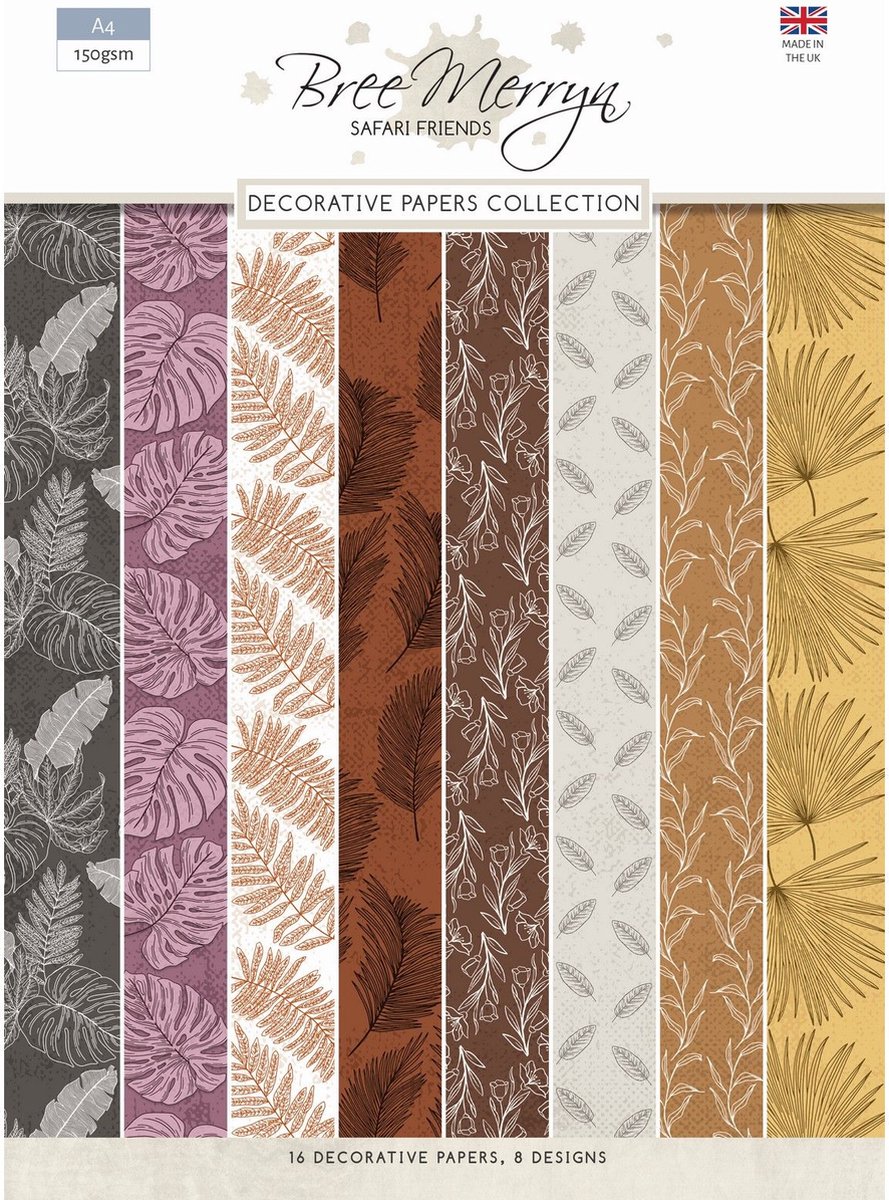 Bree Merryn Art Safari Friends Decorative Papers