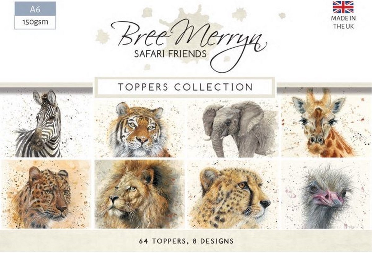 Safari Friends A6 Toppers (BM1061)