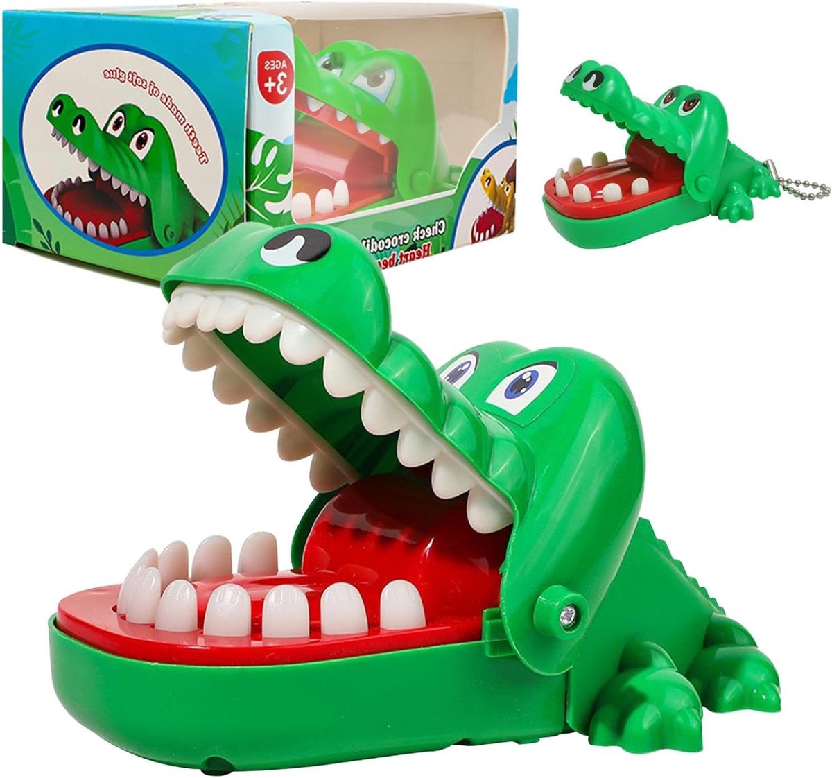 Brenzoos - Croco Doc-spel - Interactief krokodillenspel voor kinderen - 2 stuks - Behendigheidsspel - Feestcadeaus