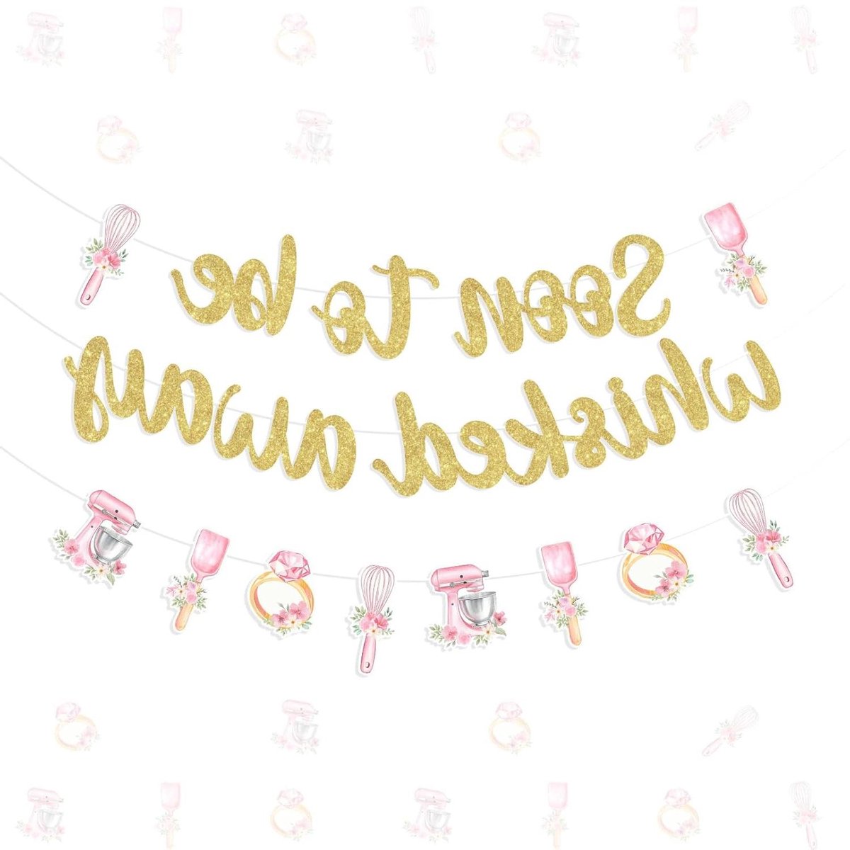   - Keukenthema Bruids Douche Decoraties - Banner Bakken Garland Koken - Bachelorette Decor Chef Bruid - Engagement Bruiloft Party Benodigdheden