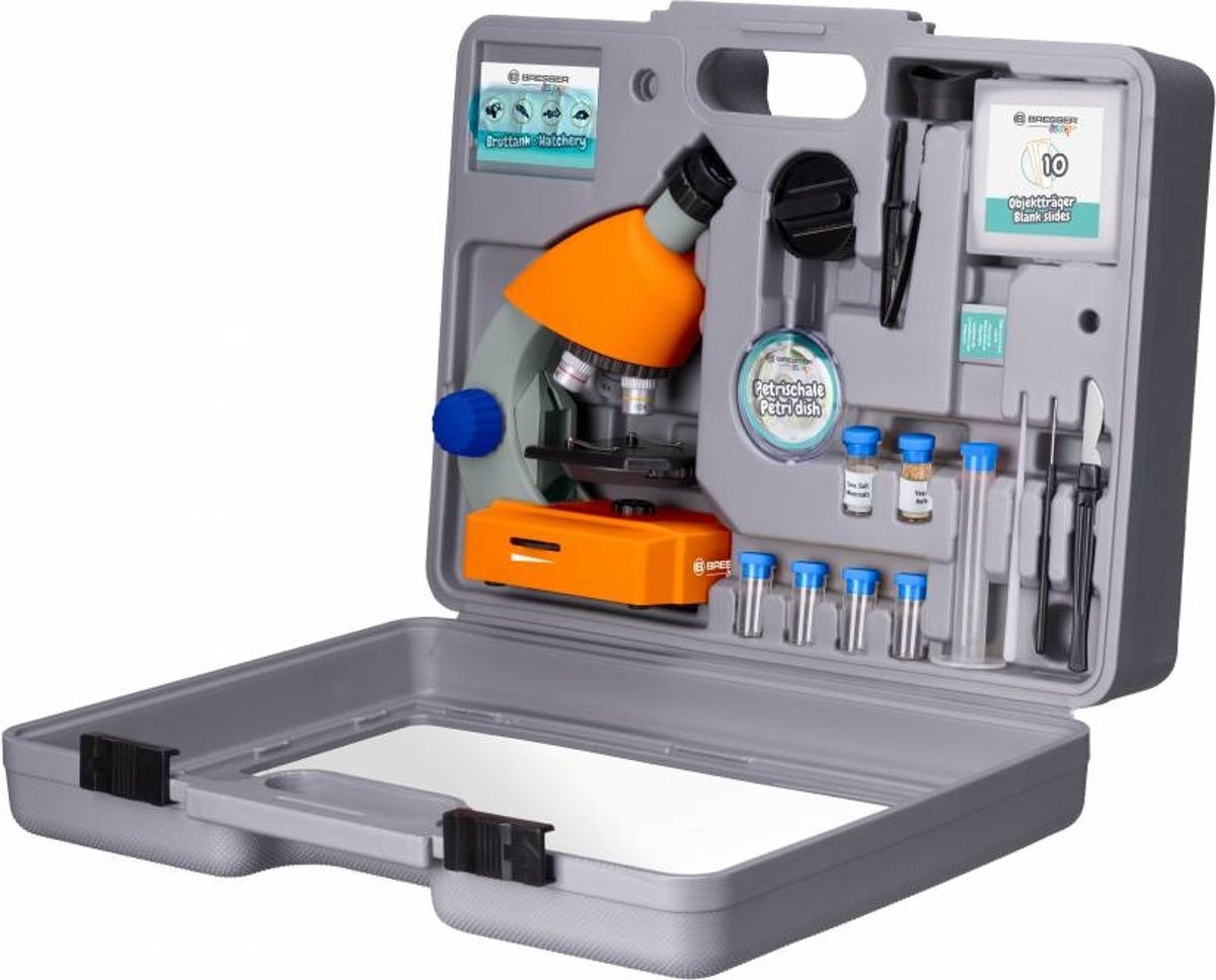 Bresser Kindermicroscoop 40x-640x incl. Accessoires en Koffer