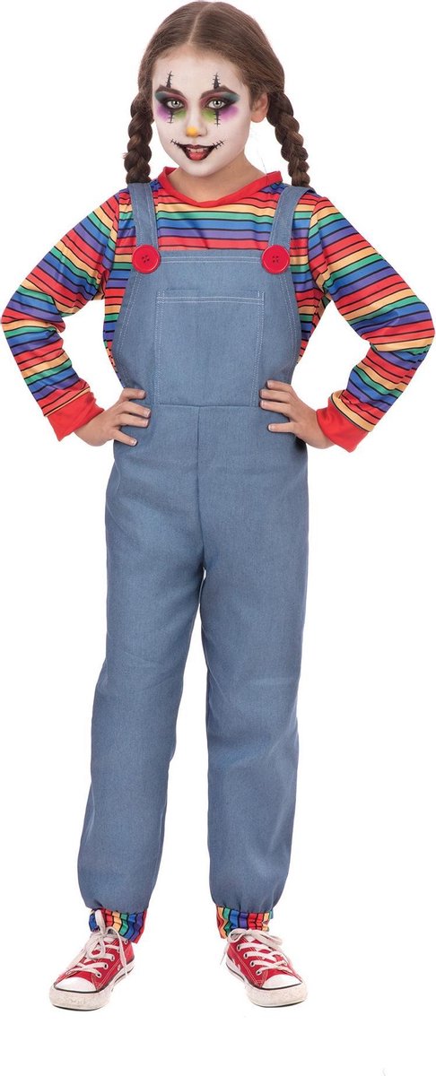 Bristol Novelty Childrens/Kids Denim Demon Costume (Multicoloured)