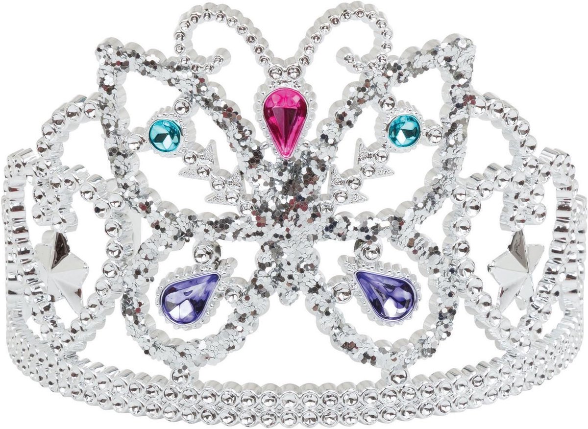 Bristol Novelty Childrens/Kids Fake Butterfly Tiara (Silver)