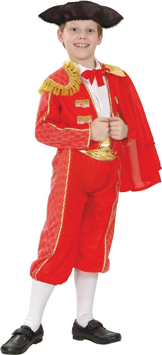 Bristol Novelty Childrens/Kids Matador Costume (Red/White/Black/Gold)