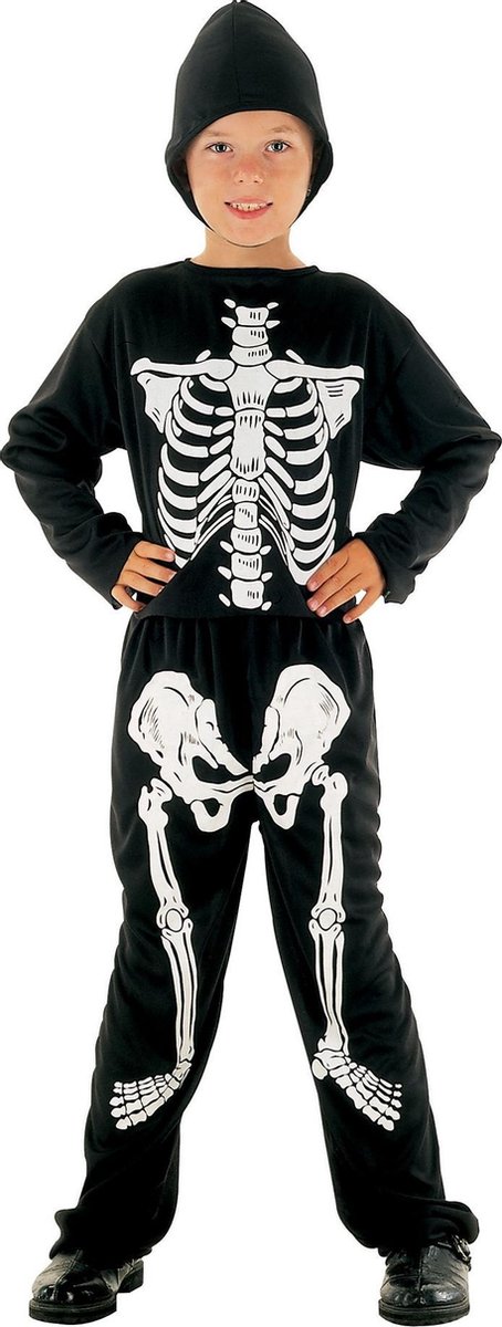 Bristol Novelty Childrens/Kids Skeleton Jumpsuit (Black/White)