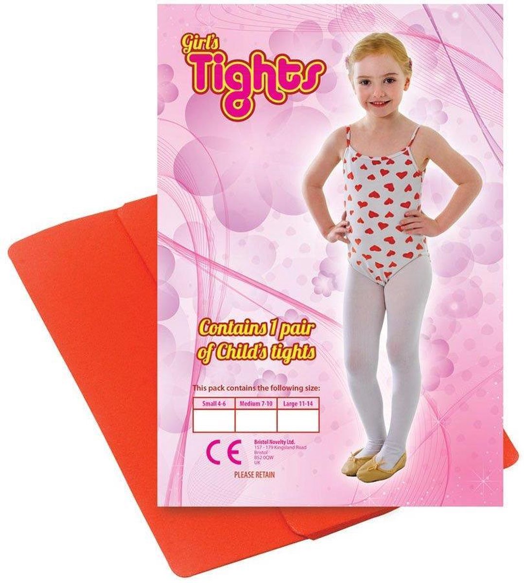 Bristol Novelty Childrens/Kids Tights (Red)