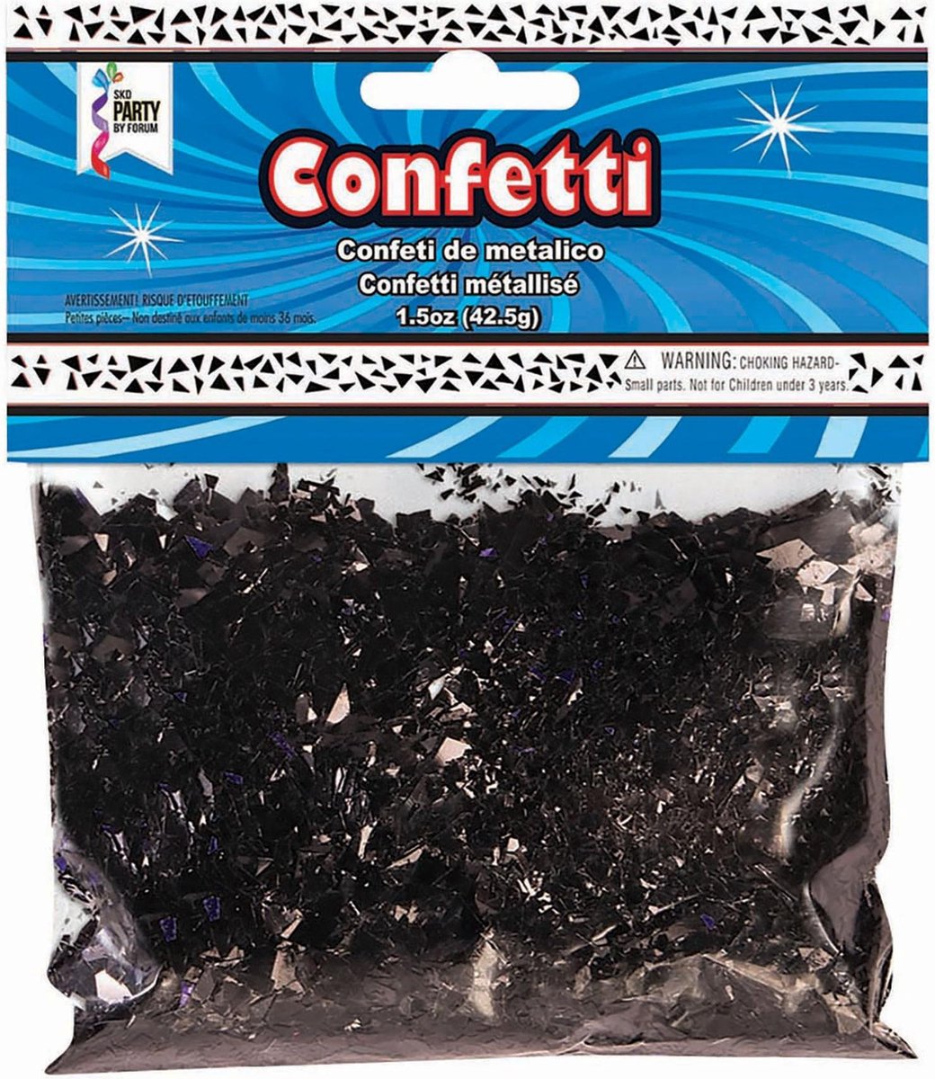 Bristol Novelty Confetti (Zwart)