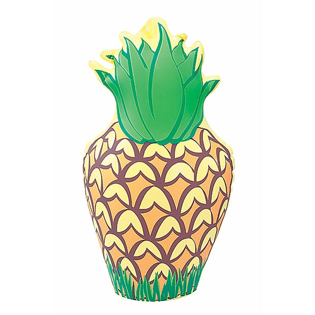 Opblaasbare figuren - tropische ananas - 35 cm - hawaii/fruit thema - Opblaasfiguren