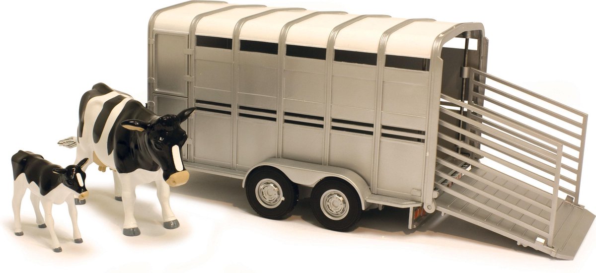 1:16 Big Farm Cattle Trailerwith Cows