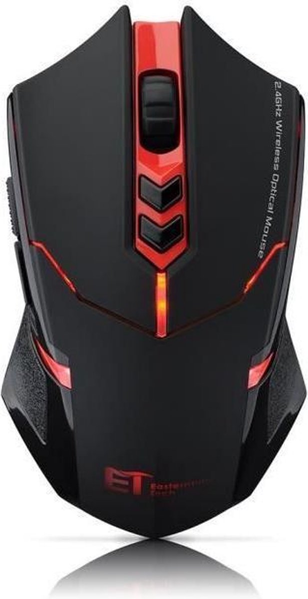 BRO Stille Draadloze Muis - Professionele Gamer 7 verstelbare 2,4 G-knoppen - 2000 DPI Bluetooth-gamingmuisspellen