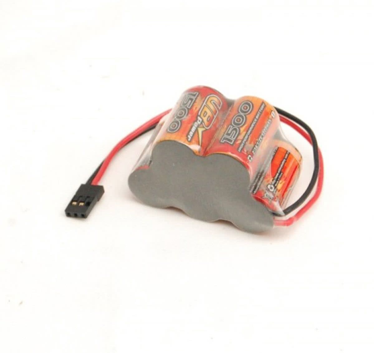 RC accu 6V 1500mAh, futaba connector