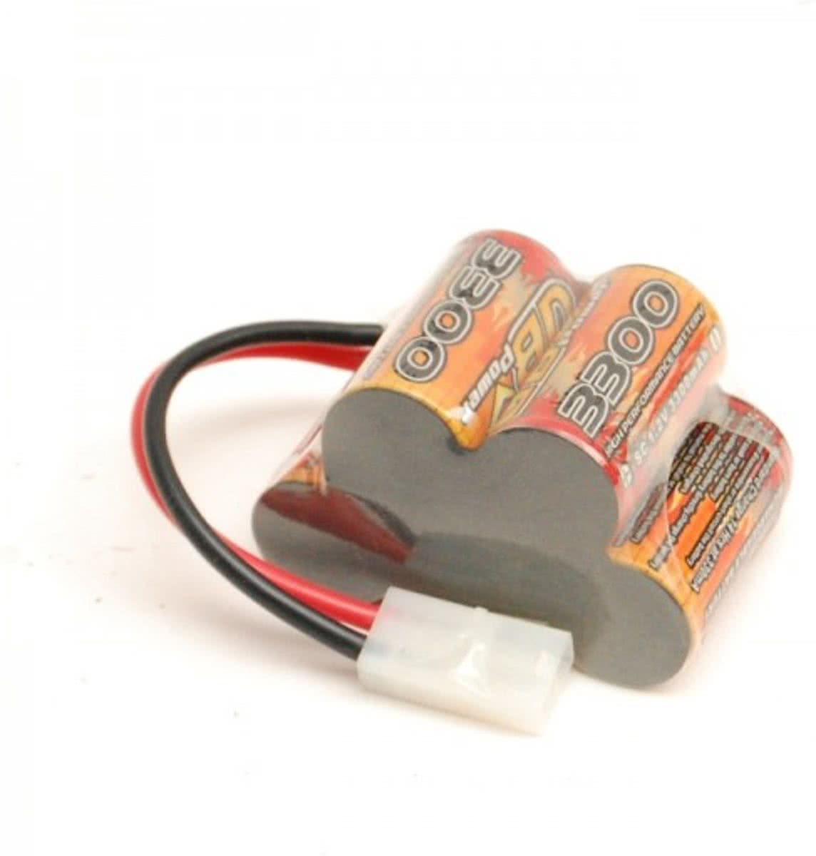 RC accu 6V 3300mAh Humppack, Tamiya connector