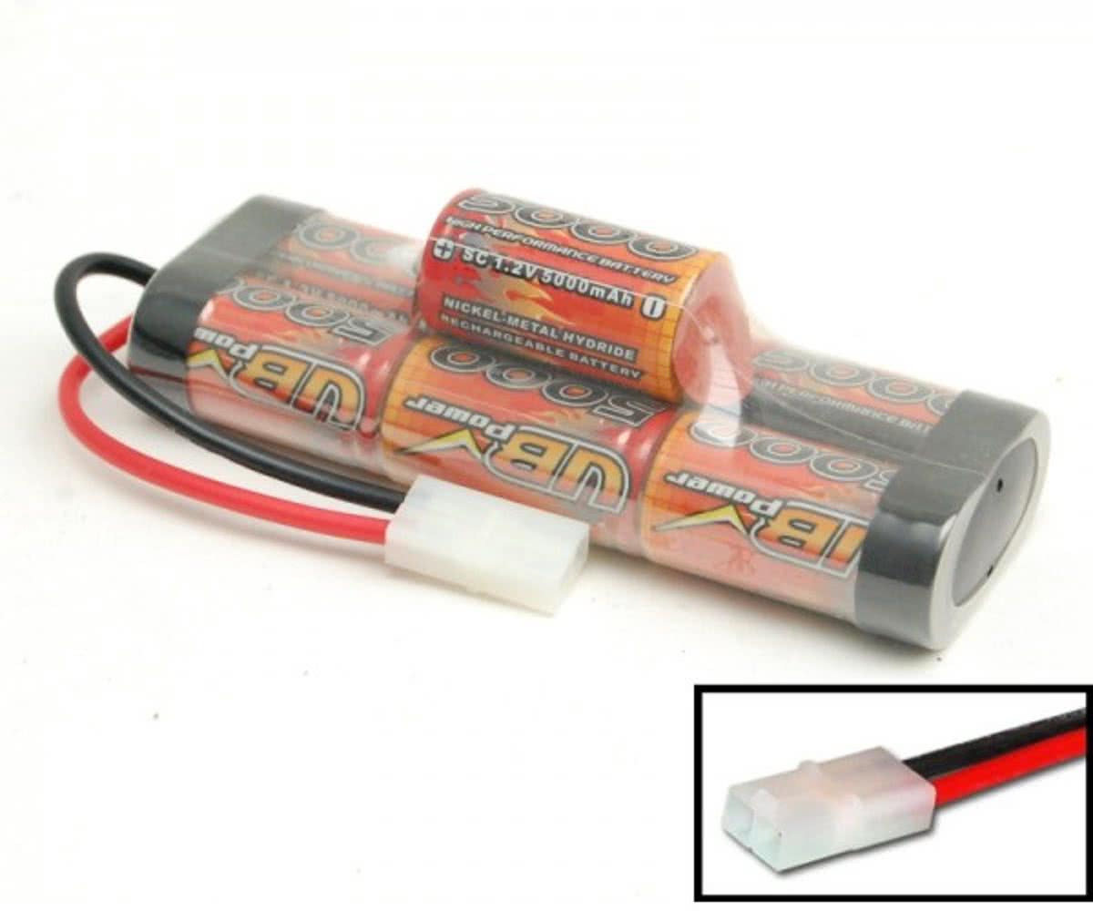 RC accu 8.4V 5000mAh, Tamiya connector