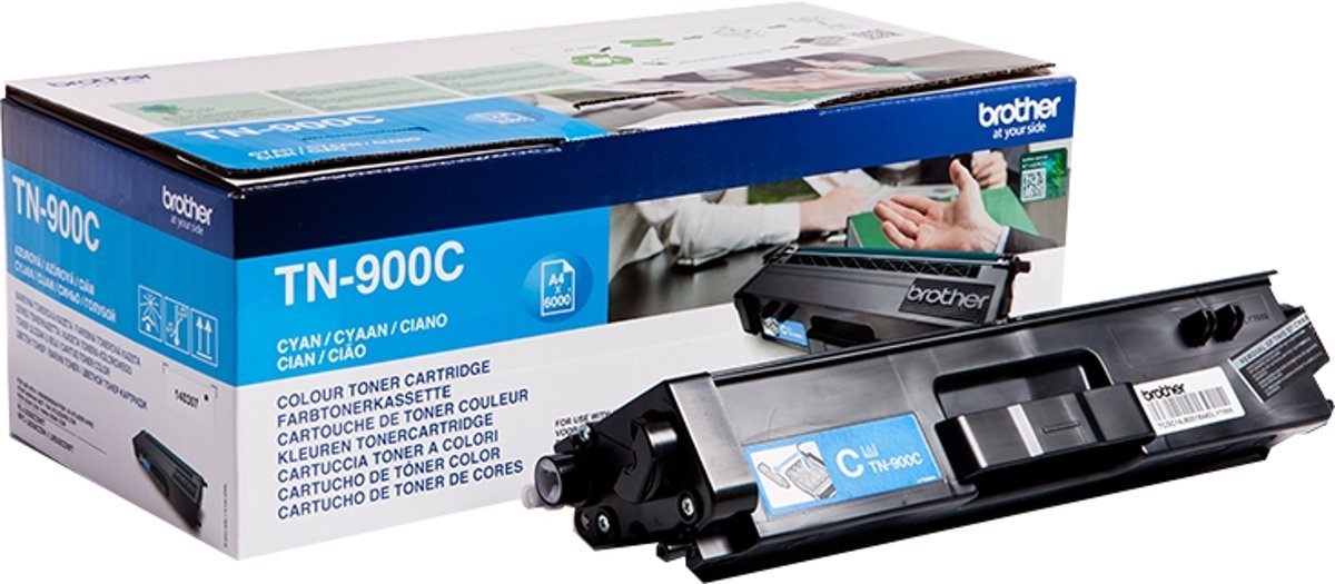 BROTHER TN-900C tonercartridge cyaan extra high capacity 6.000 pagina s 1-pack