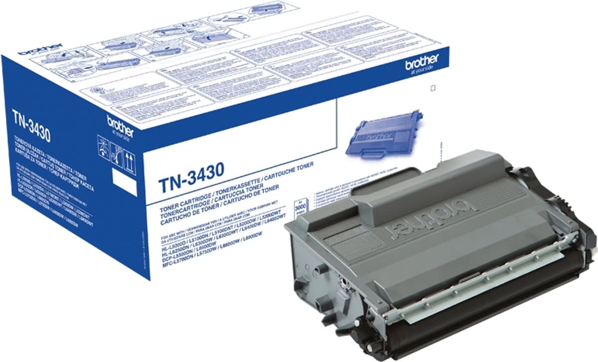 BROTHER TN3430 Toner Cartridge Zwart