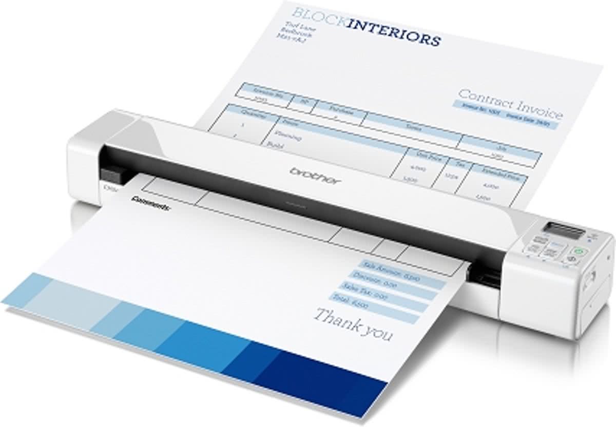 Brother DS-820W Papier-gevoerd 600 x 600DPI A4 Wit scanner