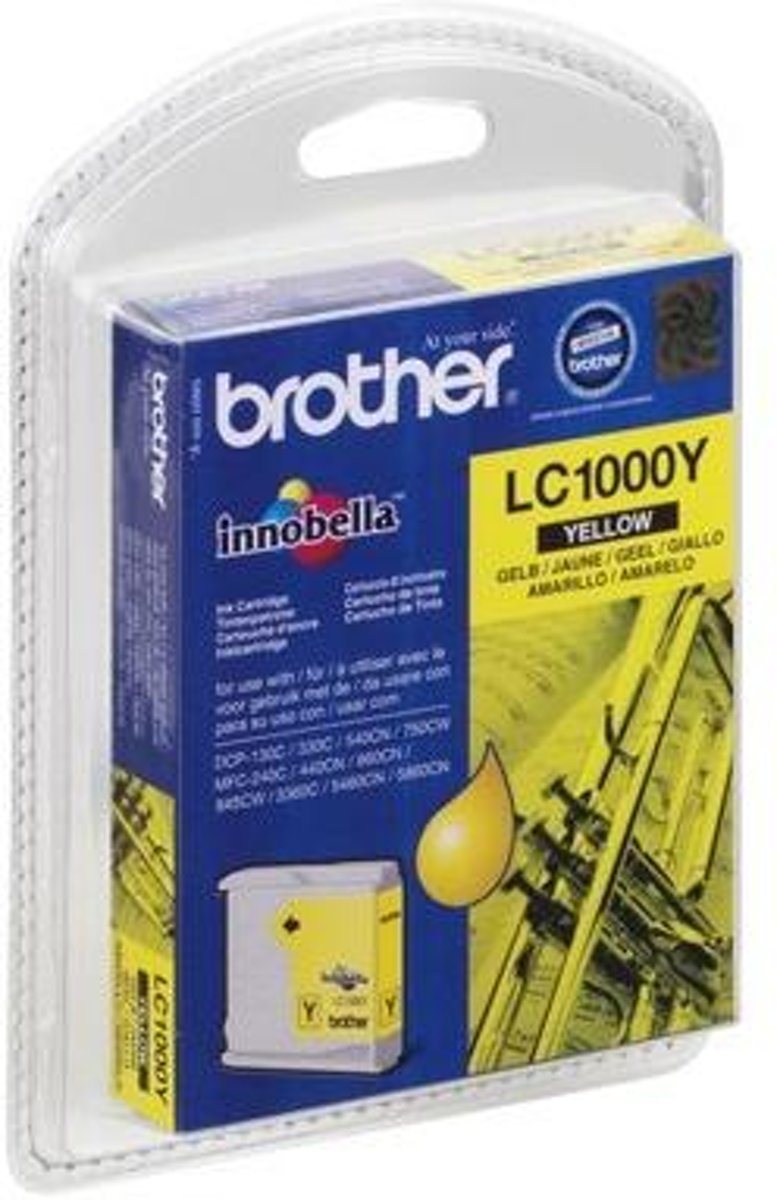 Brother LC-1000Y, Yellow Ink Cartridge