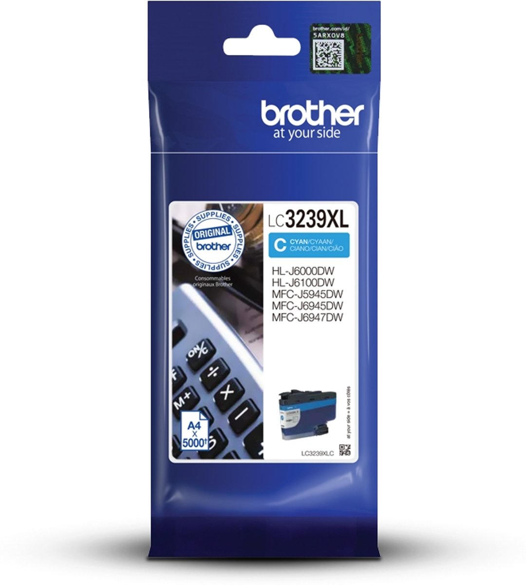 Brother LC-3239XLC inktcartridge Original Cyaan 1 stuk(s)