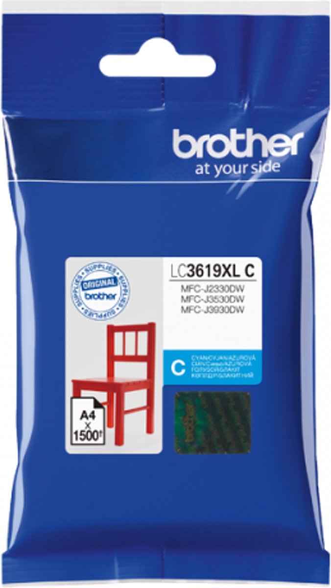 Brother LC3619XLC bĹ‚Ä™kitny