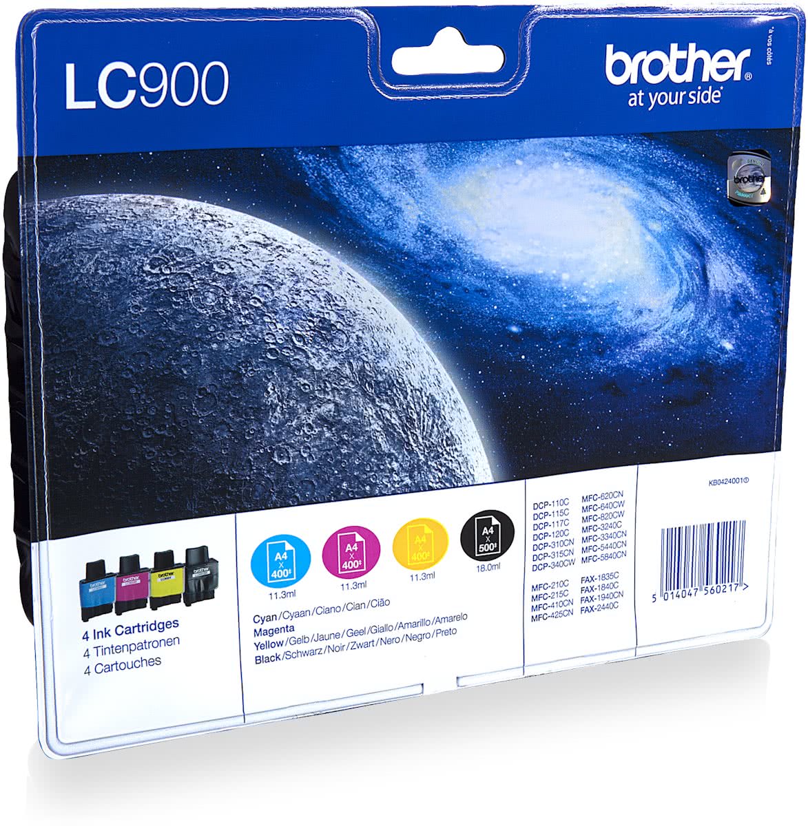 Brother LC900 Inktcartridge - Geel / Magenta / Cyaan / Zwart