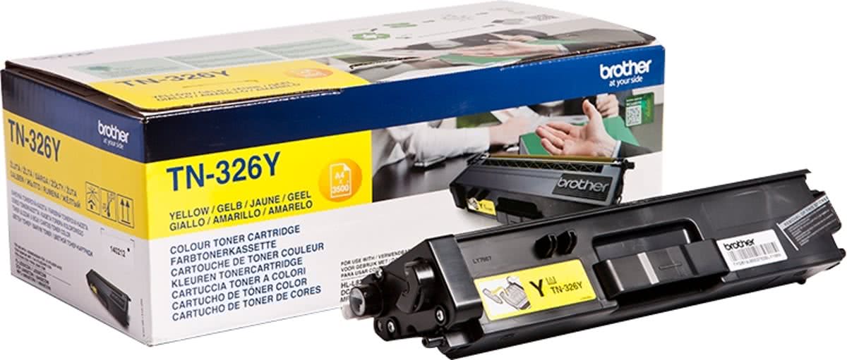 Brother TN-326Y Lasertoner 3500paginas Geel toners & lasercartridge