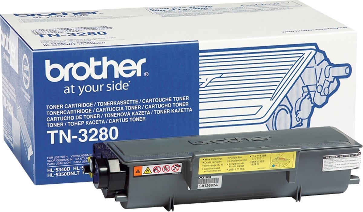 Brother TN-3280 Tonercartridge - Zwart / HC