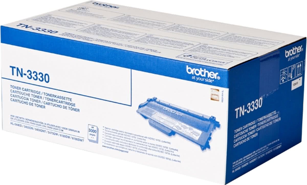 Brother TN-3330 Lasertoner 3000paginas Zwart toners & lasercartridge