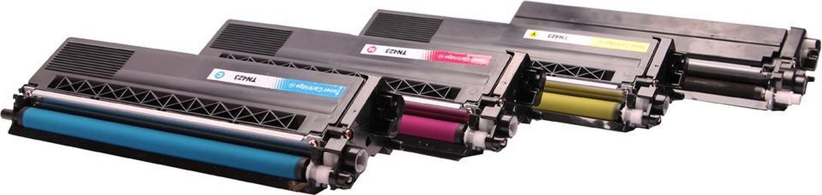 Hoge capaciteit ! Brother TN-421 toner cartridge / Brother TN-423 toner cartridge Multipack - Huismerk set