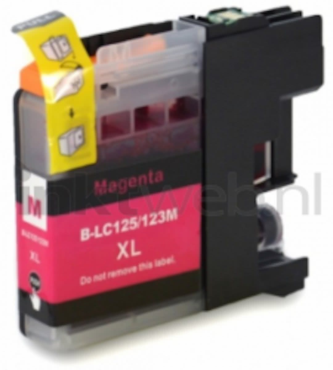 Merkloos - Inktcartridge / Alternatief voor de Brother LC-223M / Magenta