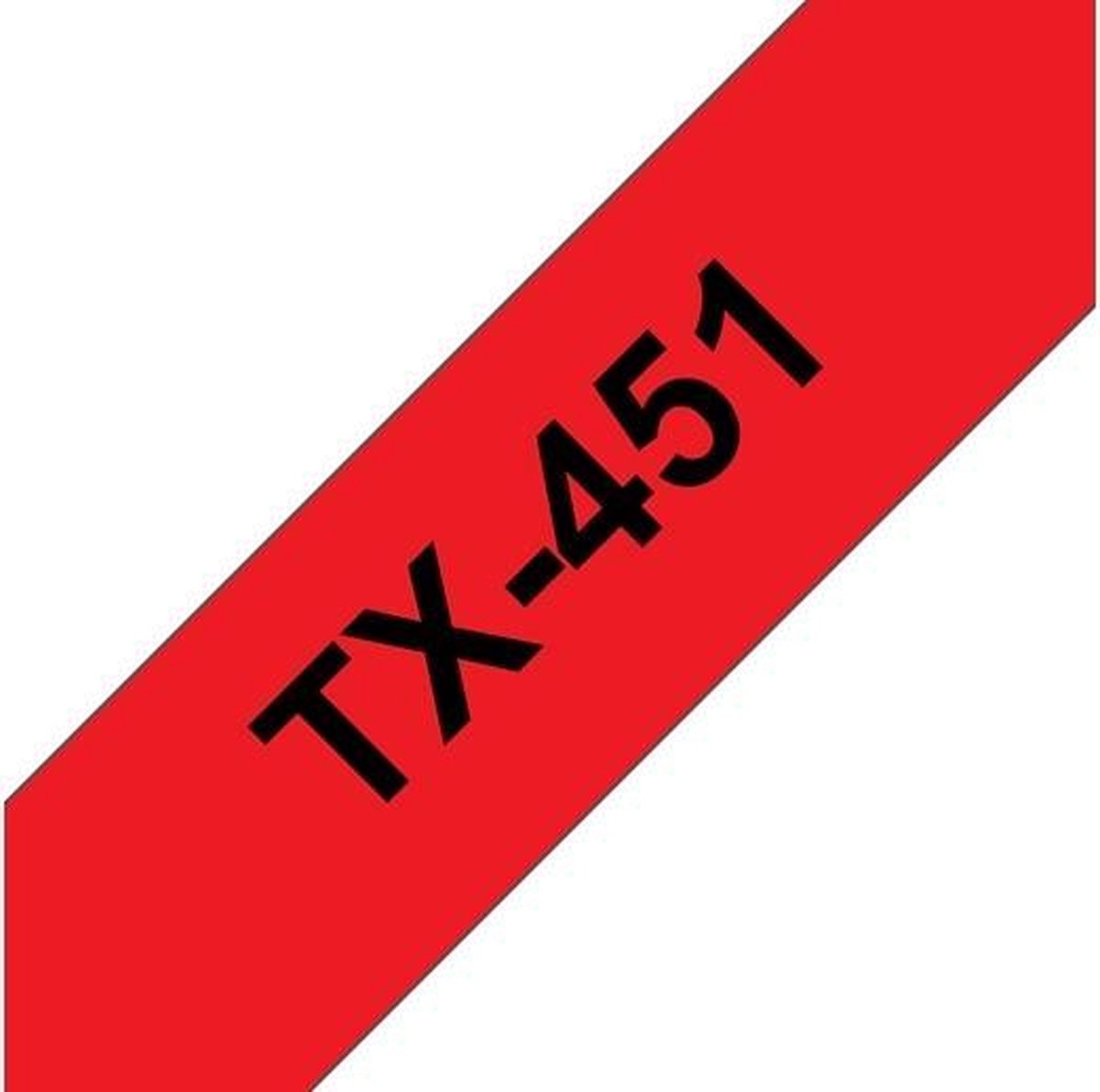 TX-451 - 24mm - black on red for PT-7000 / PT-8000 / PT-PC