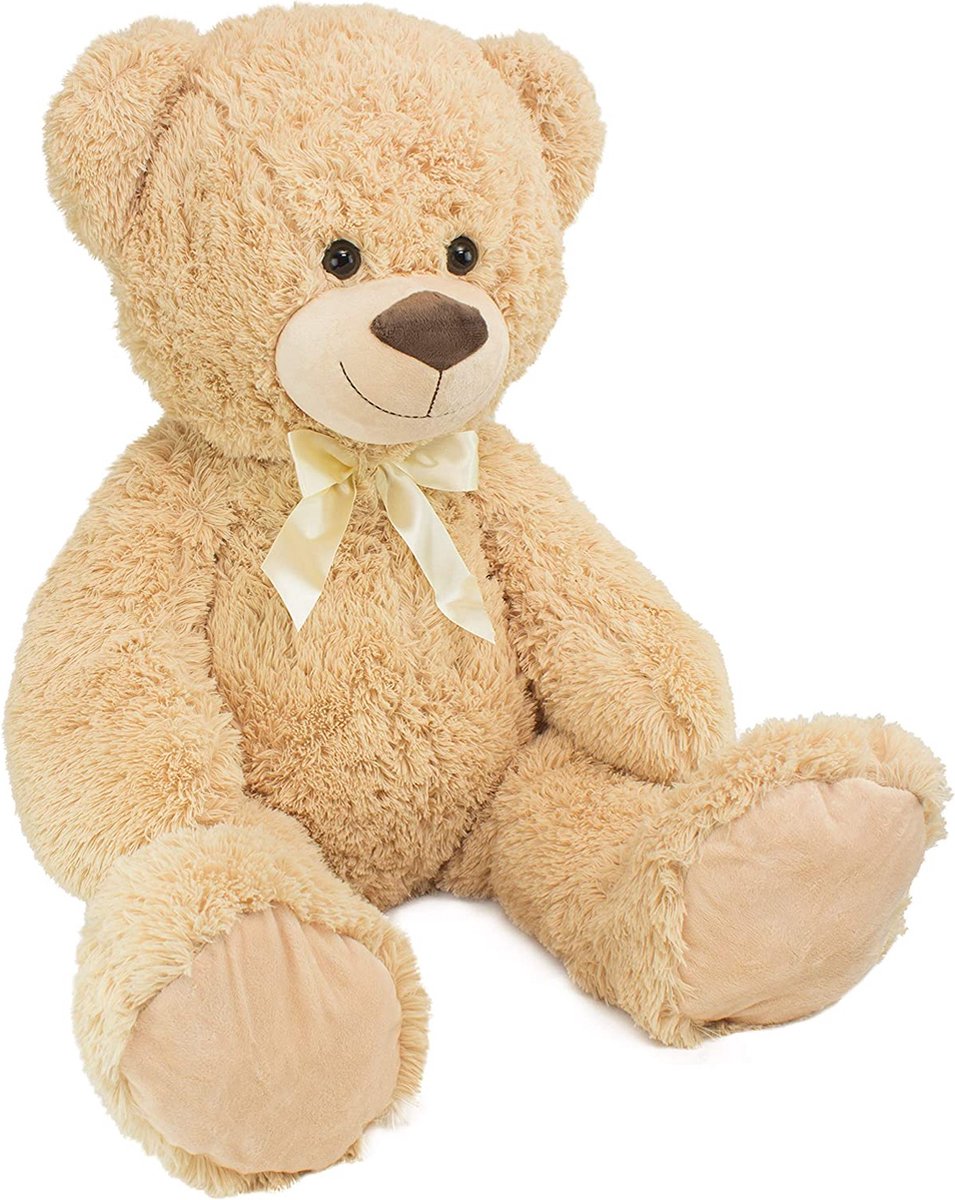 Brubaker - Teddybeer - Beige knuffelbeer - Grote, pluche, knuffel