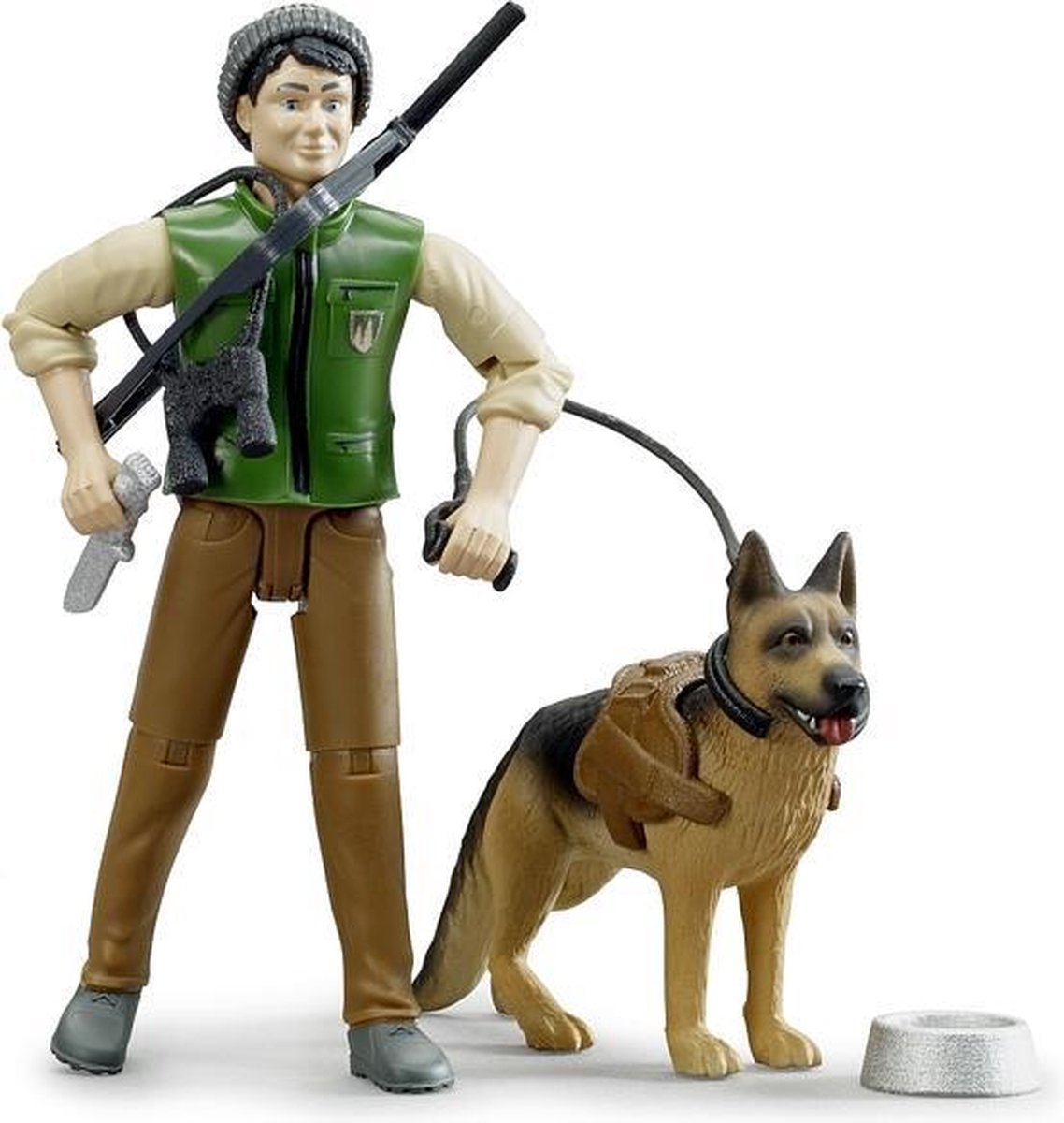   Boswachter met hond en uitrusting - 62660