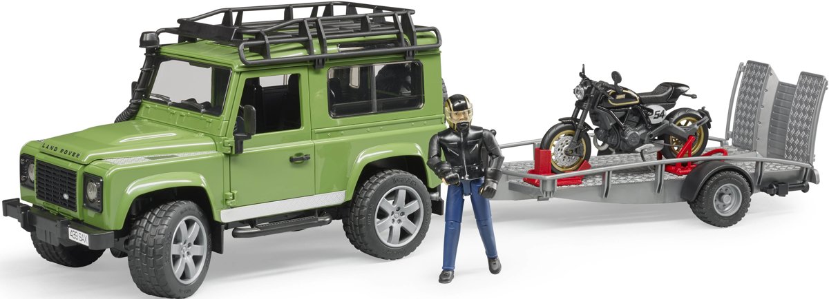 Land Rover Defender met accessoires  