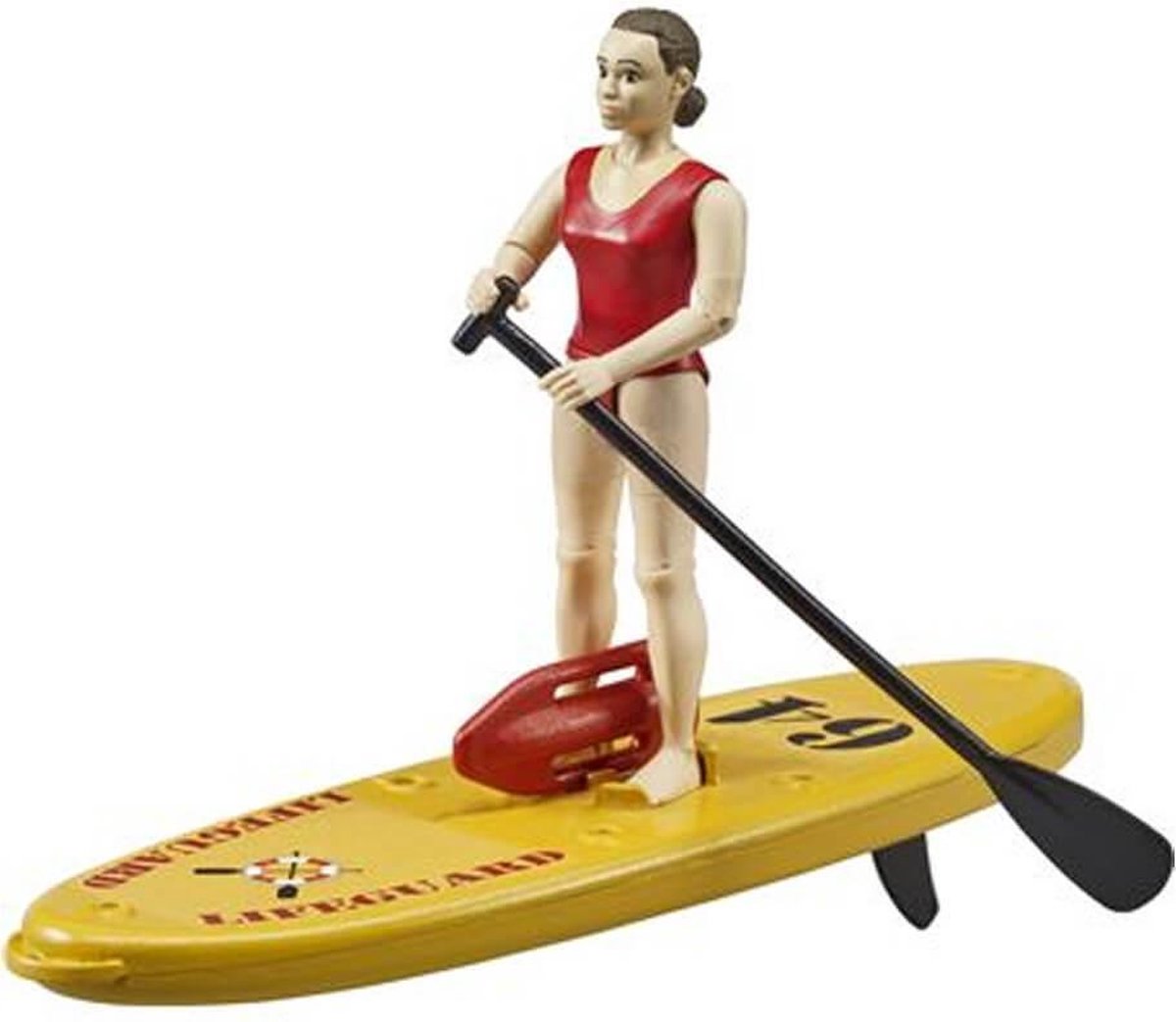 Life guard met supboard van  