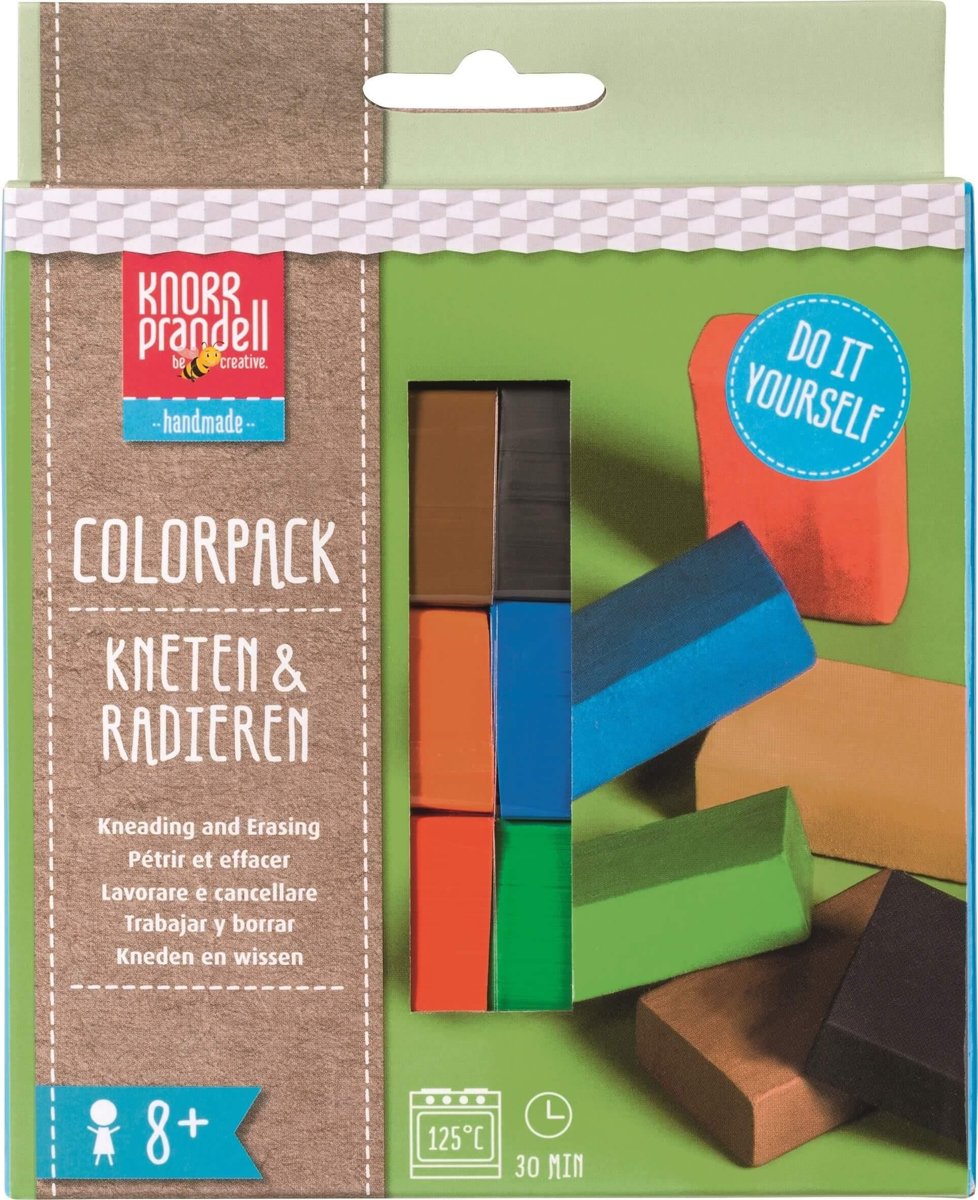 Brunnen Boetseerklei-gum Junior Colorpack Basic 6-delig