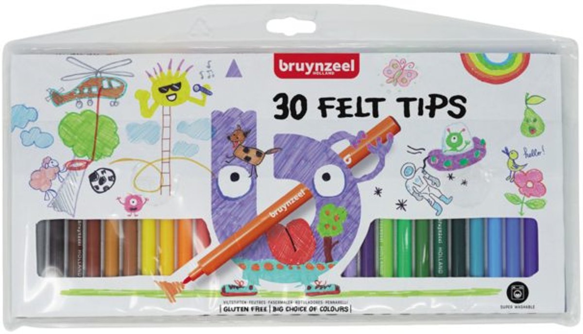 Bruynzeel Kids 30 viltstiften