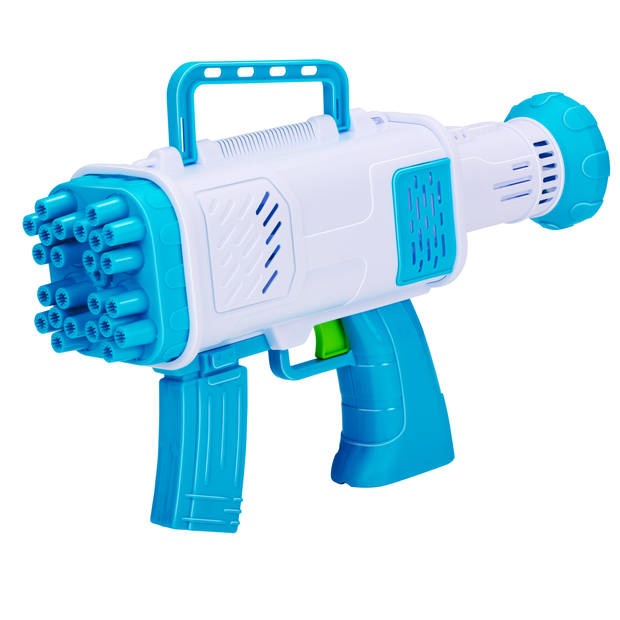 Bubblez Bellenblaas Pistool - Bellenblaasmachine voor Kinderen - Bellenblazer met 24 Gaten - Incl. 50 ml Bellenblaas